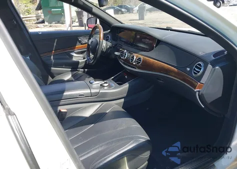 2015 Mercedes-Benz S 550 4Matic из США, поврежденный, VIN WDDUG8FB4FA159536